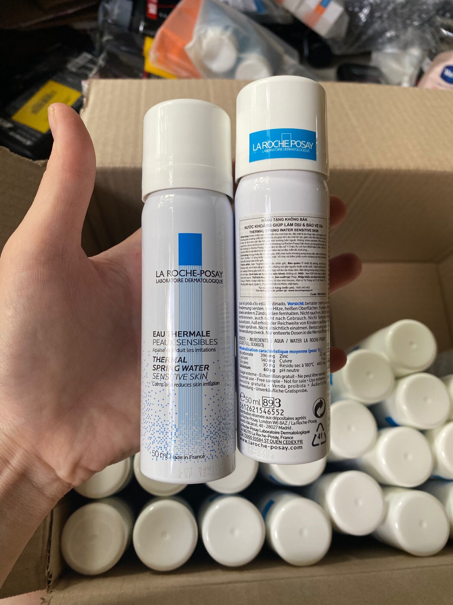 2 chai Xịt Khoáng 50ml La roche posay