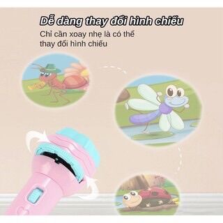 Đèn Pin Chiếu 80 hình cho bé
