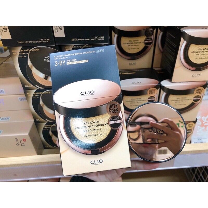 Phấn Nước Clio Stay Perfect Cover Cushion SPF 50+ PA++++ ( Tặng Kèm Lõi )