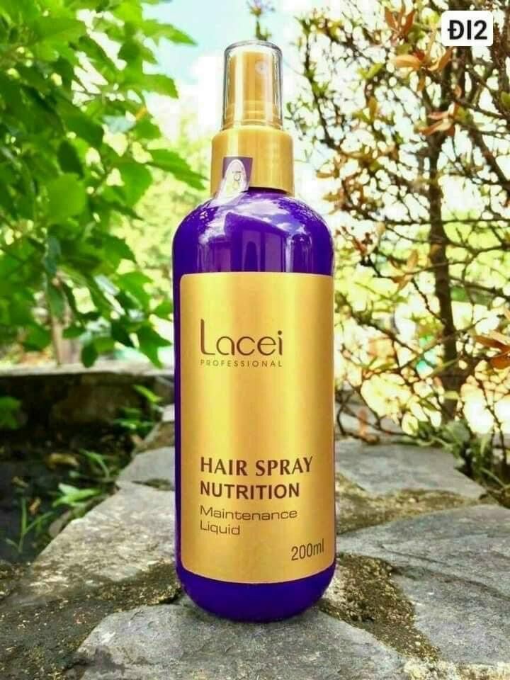Xịt dưỡng tóc Lacei tím 200ml