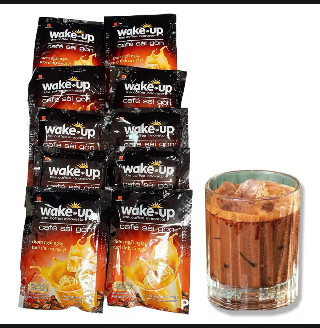 Cà Phê Wake Up Sài Gòn Ngon Rẻ (24gói x 19gam) DATE MỚI