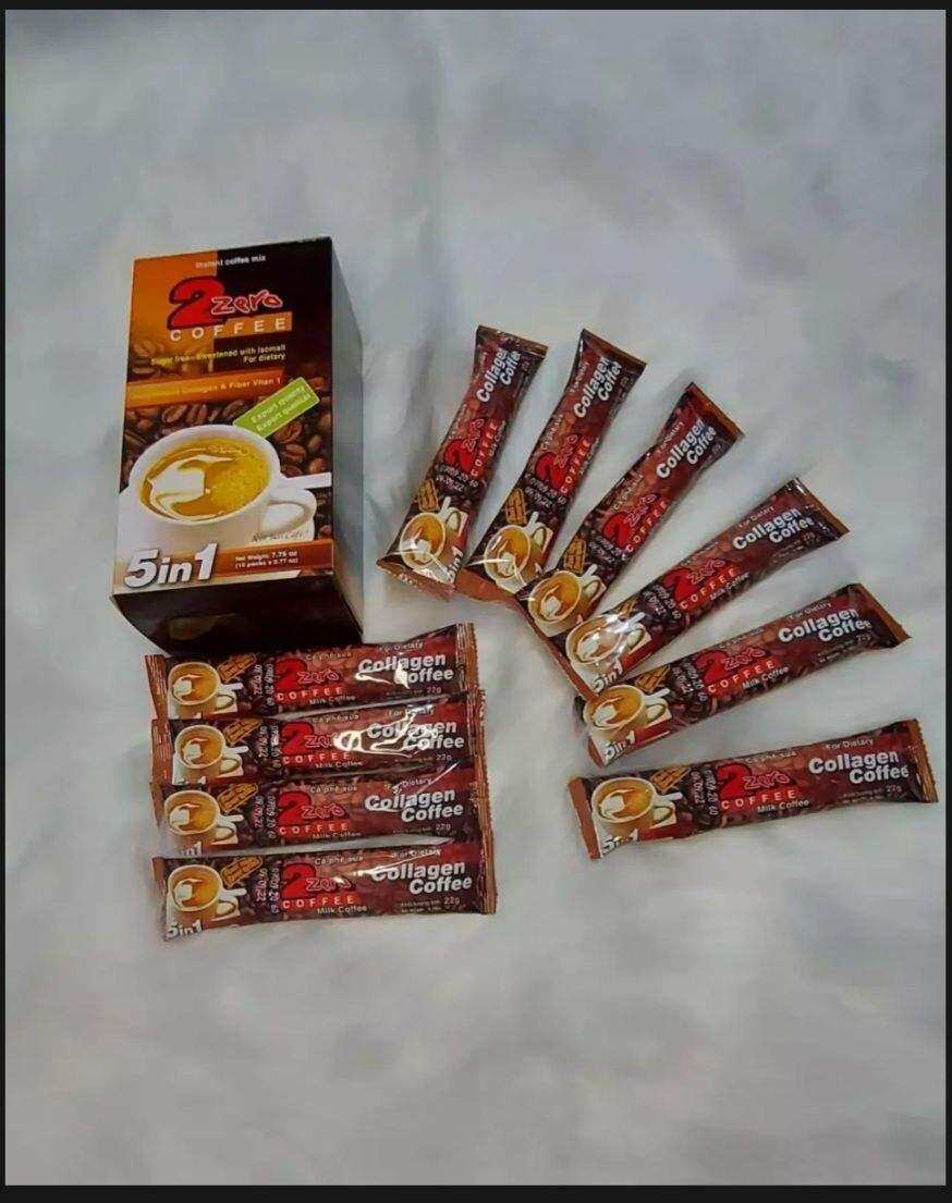Cà phê sữa hòa tan 2 zero (collagen) 5in1