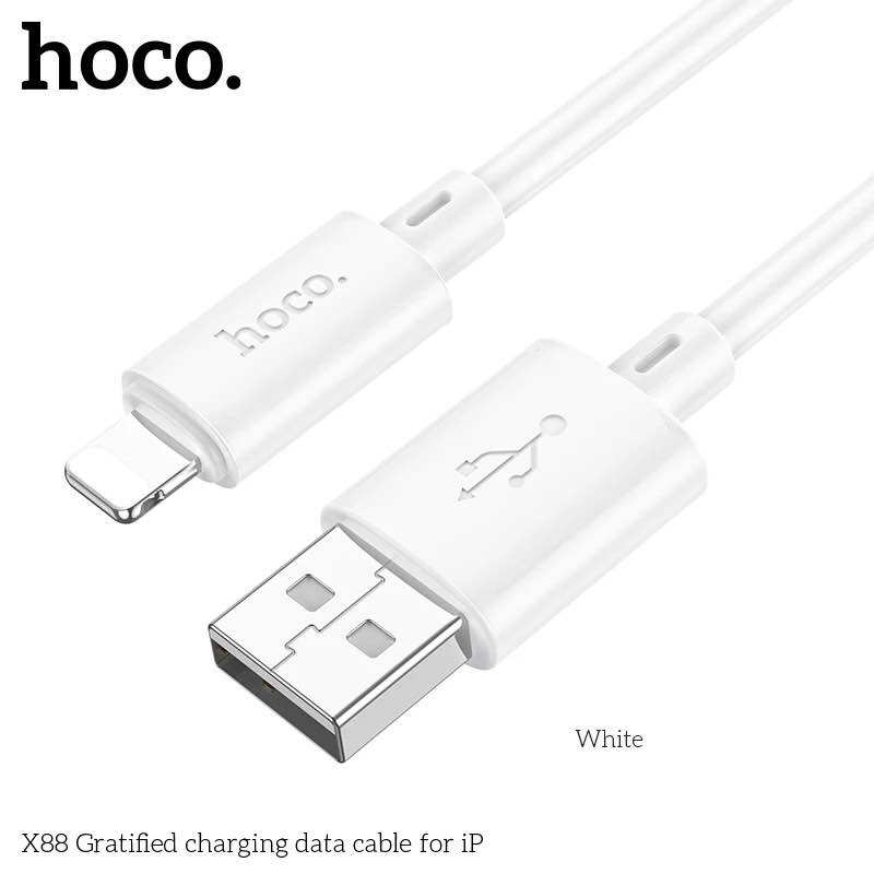 Dây cáp sạc điện thoại chân Type-C, Micro, Lighning x88