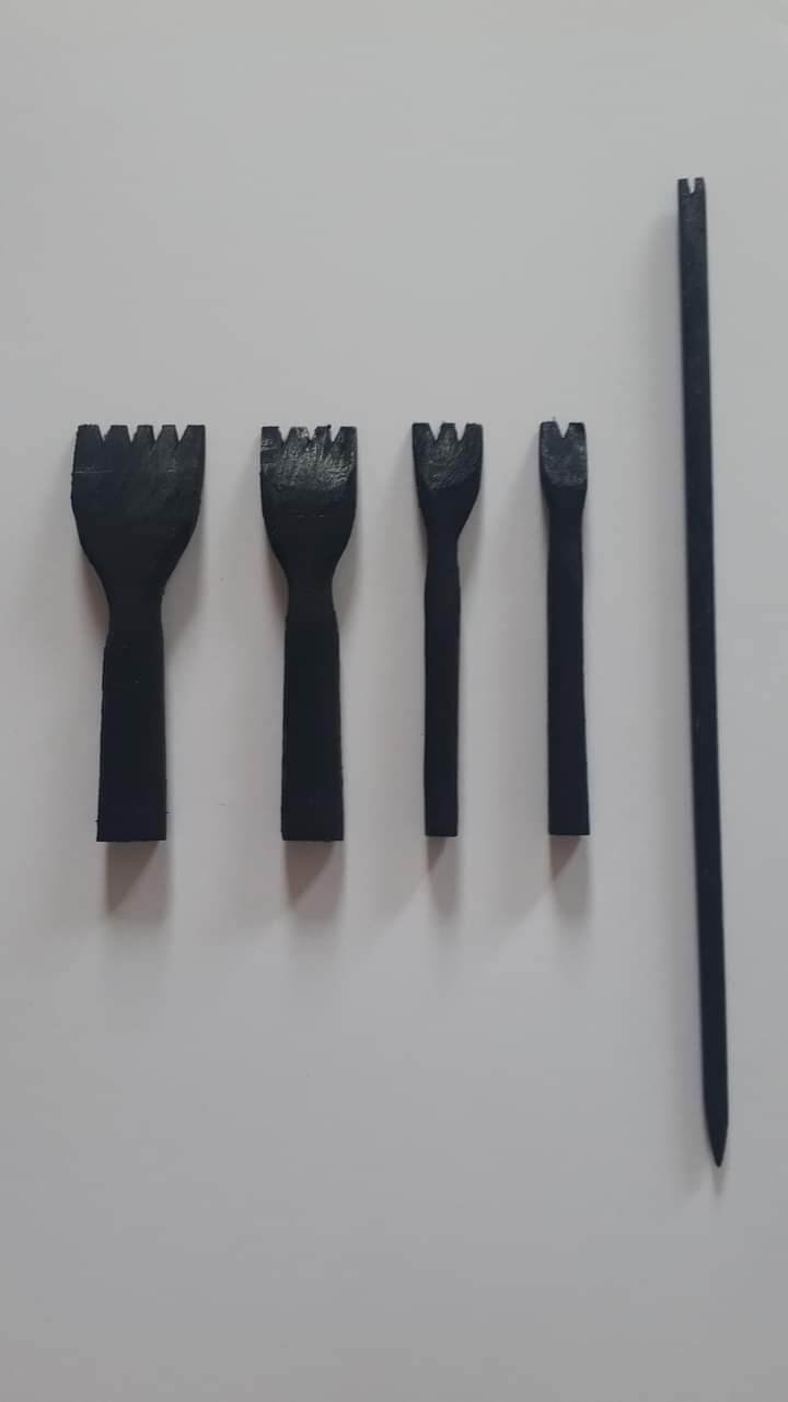 Bút gỗ viết thư pháp rồng phụng
