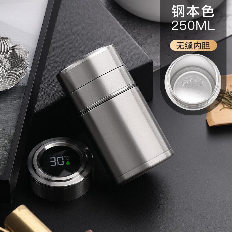 Cốc Giữ Nhiệt Pha Trà Inox 316 Hiển Thị Nhiệt Độ Thông Minh Fanjane Cốc Tách Nước Trà Cao Cấp Nam Nữ Cốc Nước Cầm Tay