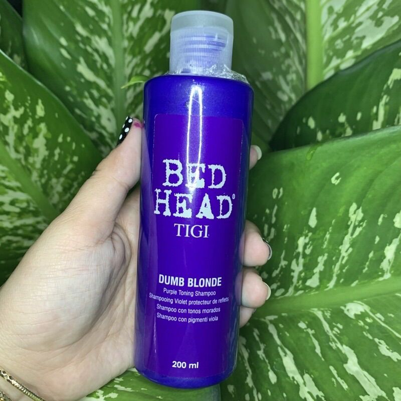DẦU GỘI TIGI BEDHEAD BLONDE SILVER USA 400ML KHỬ ÁNH VÀNG CHO TÓC BẠCH KIM VÀ CÁC TONE MÀU NHUỘM SÁNG