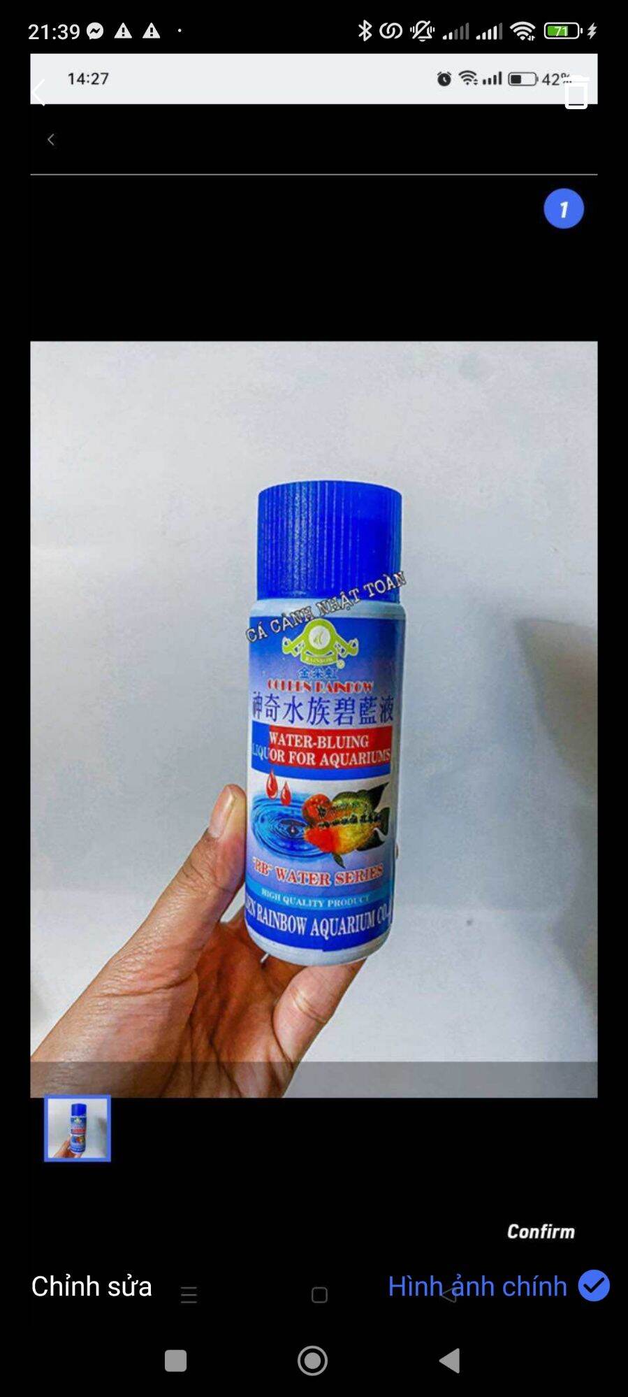 Thuốc trị nấm chuyên trị đốm trắng ghẻ ngứa sát trùng hồ cá