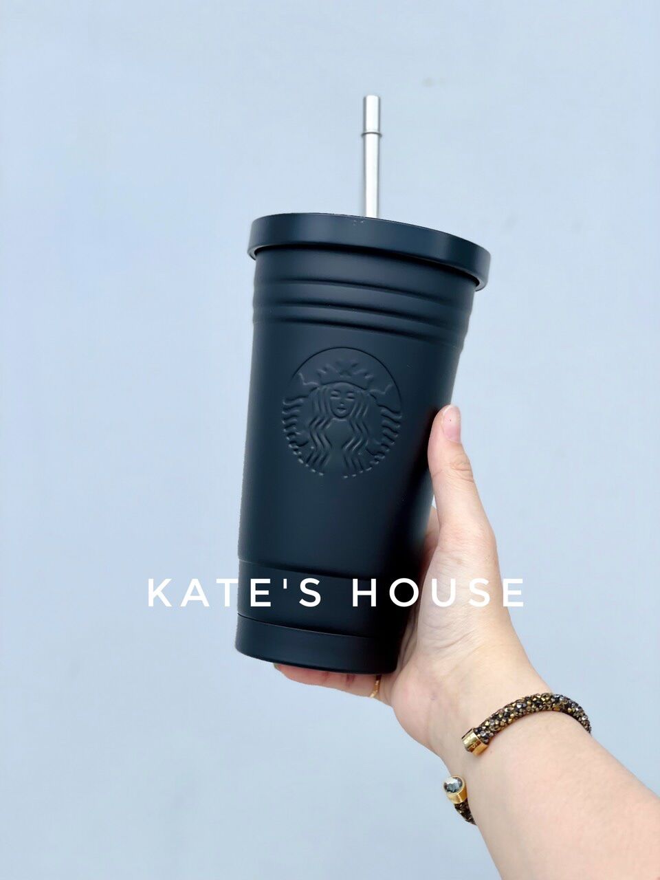 Ly giữ nhiệt Starbucks logo khắc