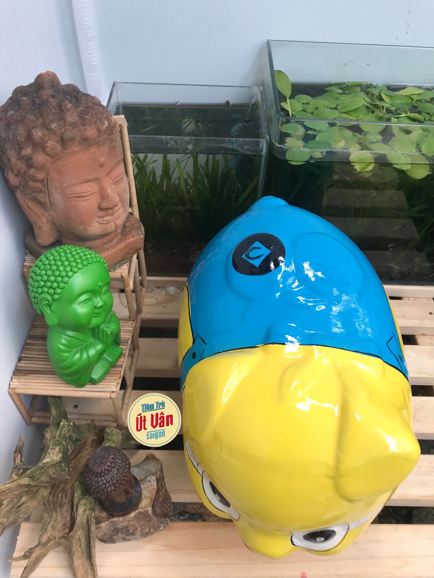 Heo đất tiết kiệm Minion size XL ( 28x18x20 )