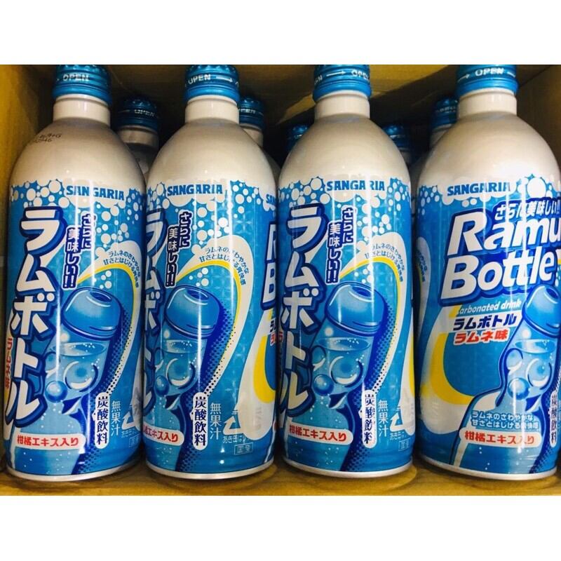 (3 Vị) Soda Nhật Sangaria Chai Nhôm 500ml