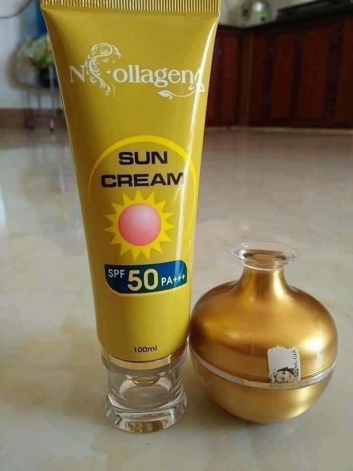 Kem sâm + chống nắng ncollagen