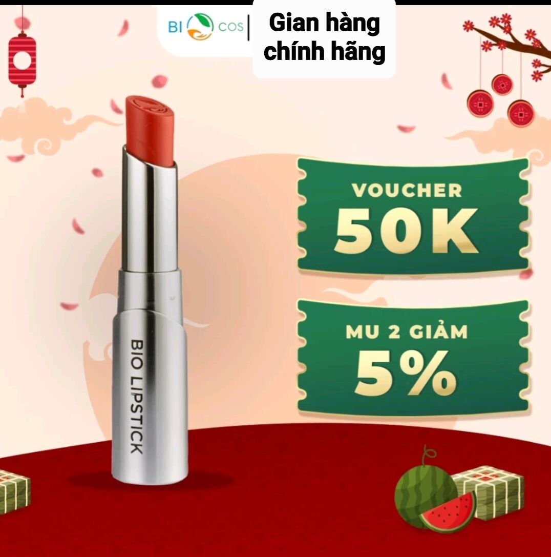 ♻️ ♻️XẢ KHO♻️ ♻️ Son Thỏi Lì Bio Lipstick BIOCOS