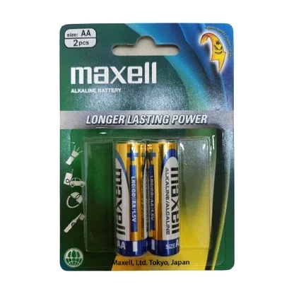 [Hàng Chính Hãng] Pin vỉ maxell Alkaline AA Hộp/10vỉ /2 viên