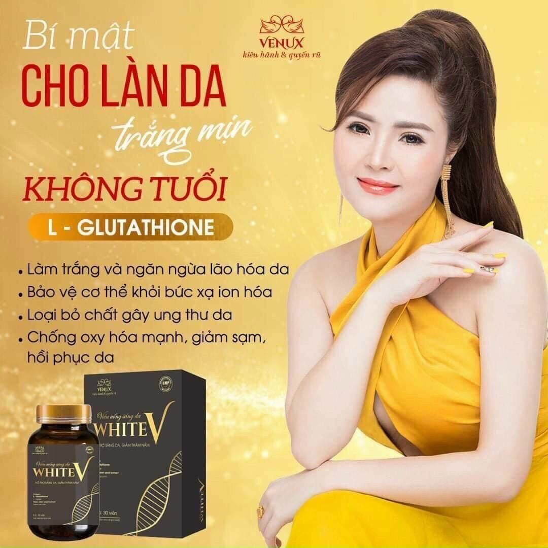 HÀNG CHÍNH HÃNG - ViênuốngsángdaWhiteV  - Sản phẩm độc quyền của VENUX