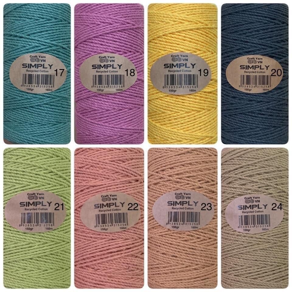 Sợi Simply Craft Yarn - Cuộn 150gr