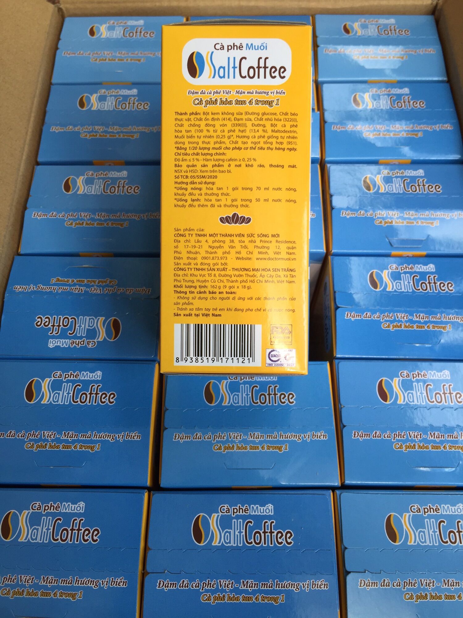 Cà Phê Muối SaltCoffee Hộp 9 gói