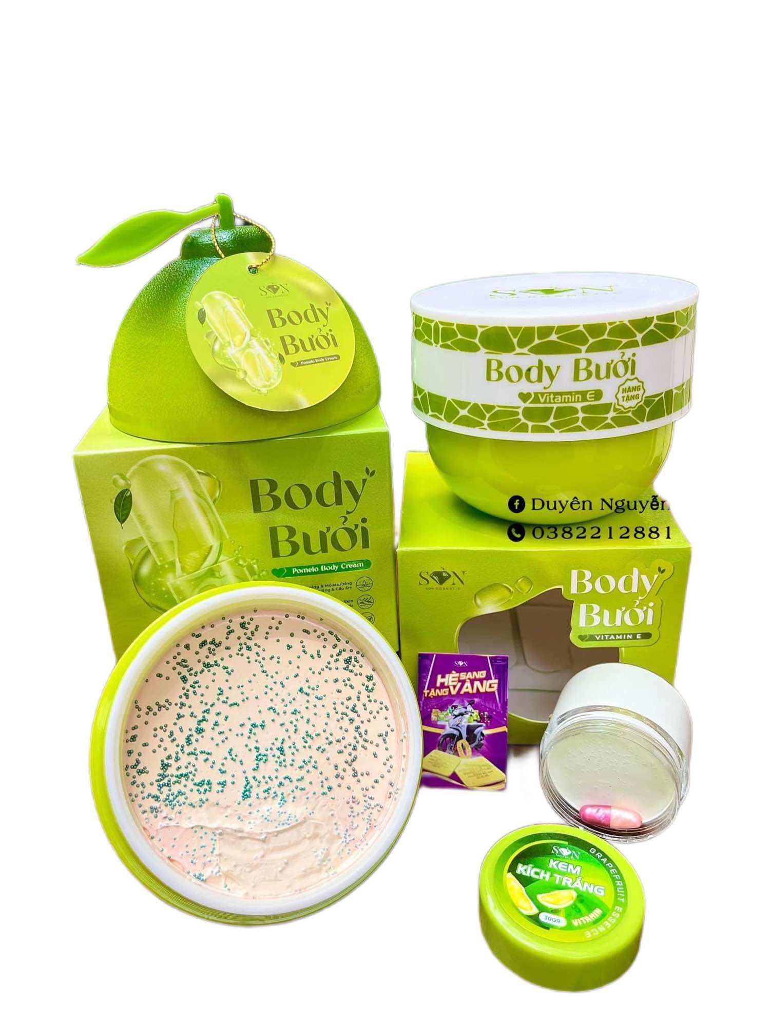 Combo Kem body bưởi S.O.N