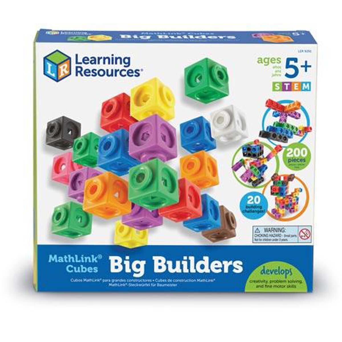 BỘ LẮP GHÉP HỌC TOÁN SÁNG TẠO - MATHLINK CUBES BIG BUILDERS