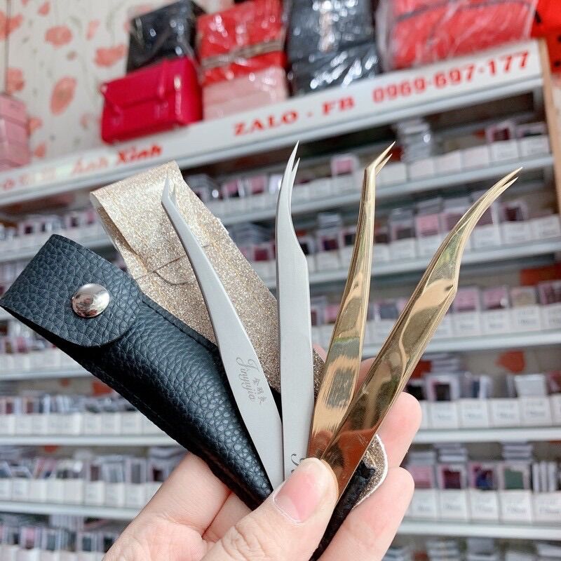 Nhíp volume bao da nối mi