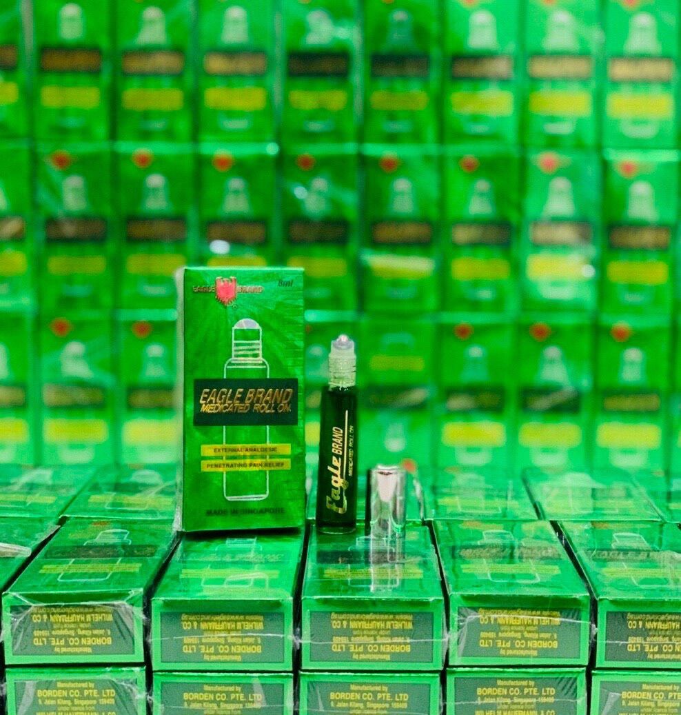 Dầu lăn con ó xanh eagle brand 8ml