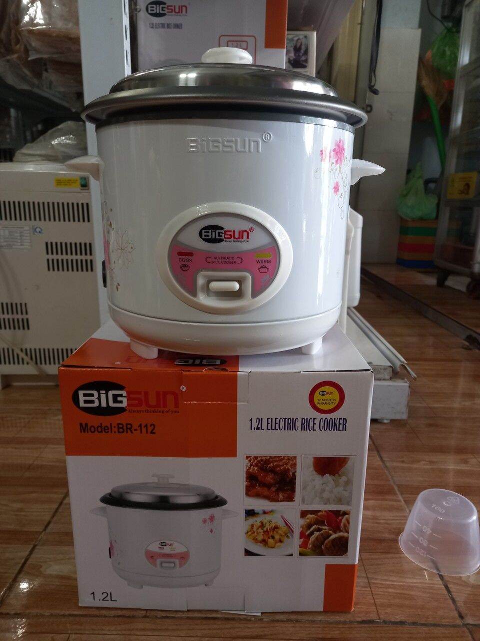 nồi cơm nắp rời bigsun 1.2l.