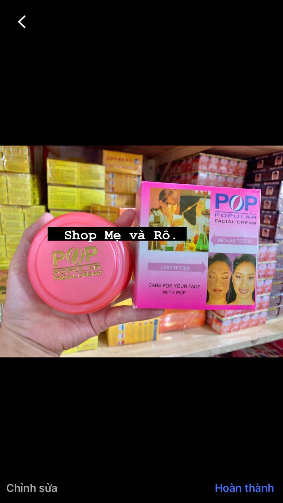 Kem POP Thái Lan hủ lớn 100g (lẻ 1 hủ loại rẻ)