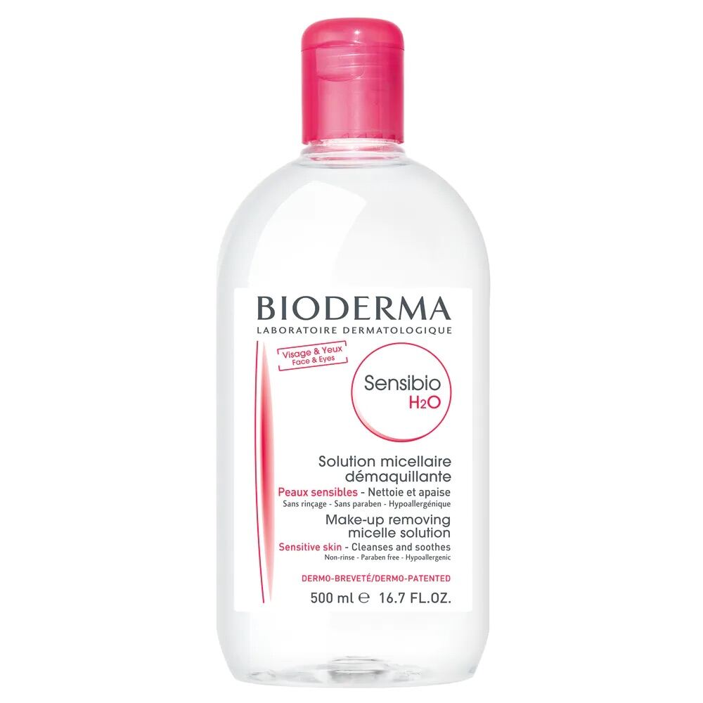 Nước Tẩy Trang Bioderma Hồng Dành Cho Da Nhạy Cảm Sensibio H20 500Ml