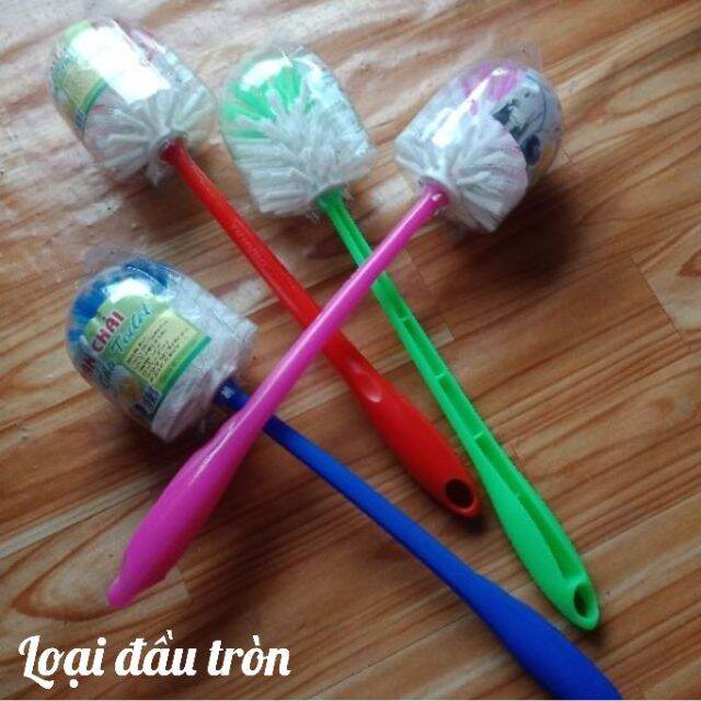 Cây chà rửa vệ sinh toilet đầu tròn