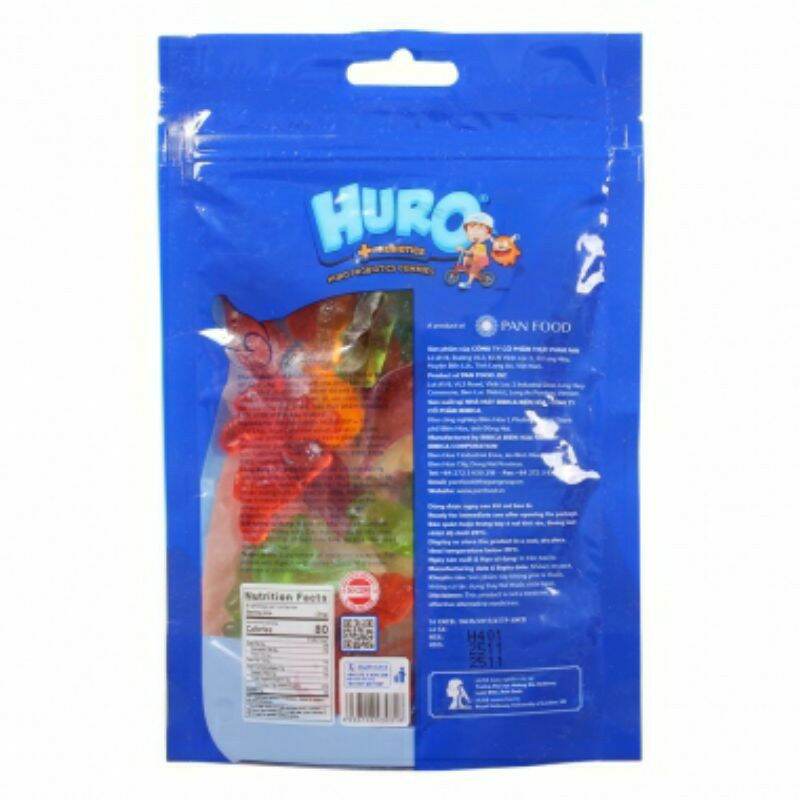 [HCM]Kẹo dẻo Huro 105g Bibica