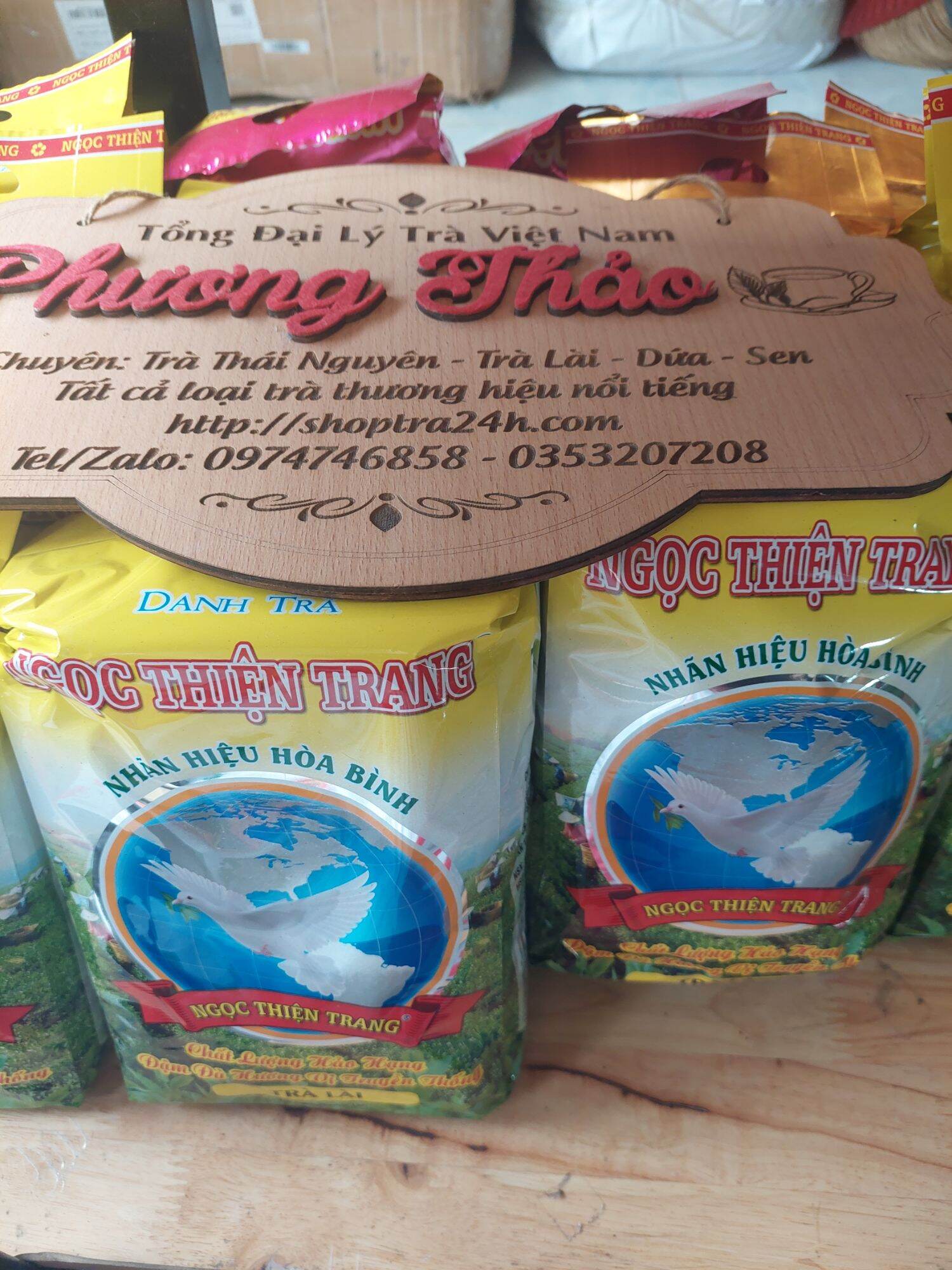 [HCM]1 gói trà lài ngọc thiện trang 400g
