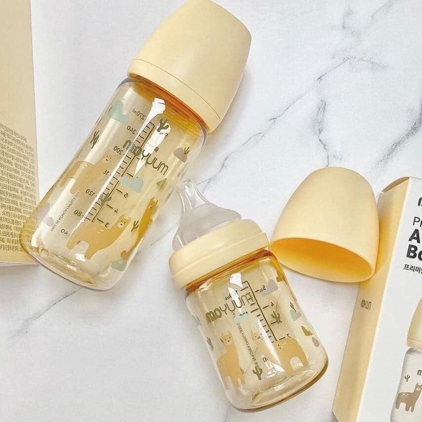 Bình sữa Moyuum lạc đà 170ml/270ml đẹp cho bé