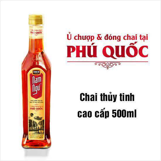 Nước mắm nam ngư cá cơm tươi chai thủy tinh 500ml