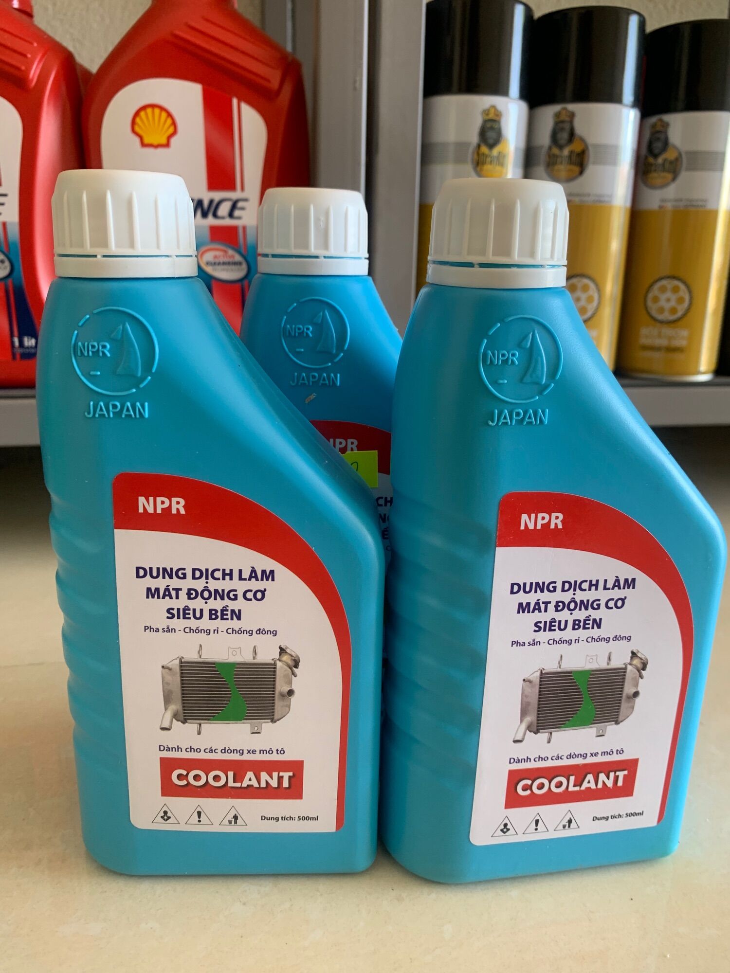 Nước làm mát xe máy honda 500ml