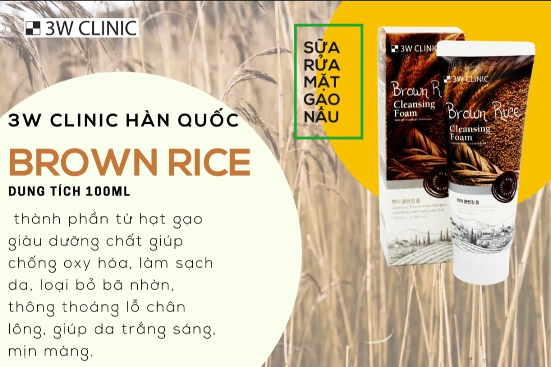 Sữa rửa mặt sạch sâu 3W CLINIC 100ML