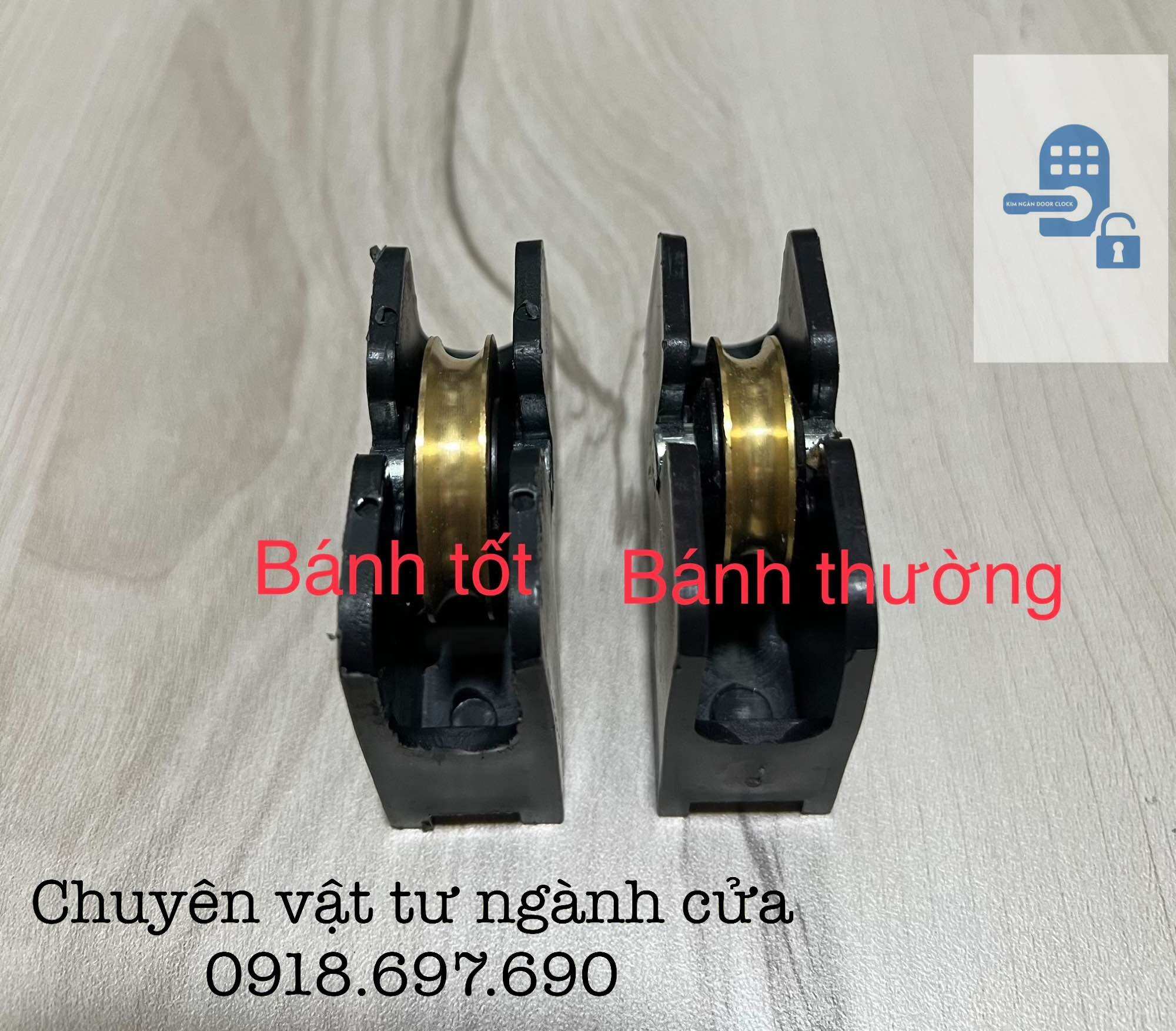 [ 2 cái ] bánh xe thau nhỏ cửa sổ lùa nhôm hệ 700 ( KT 35x45mm)