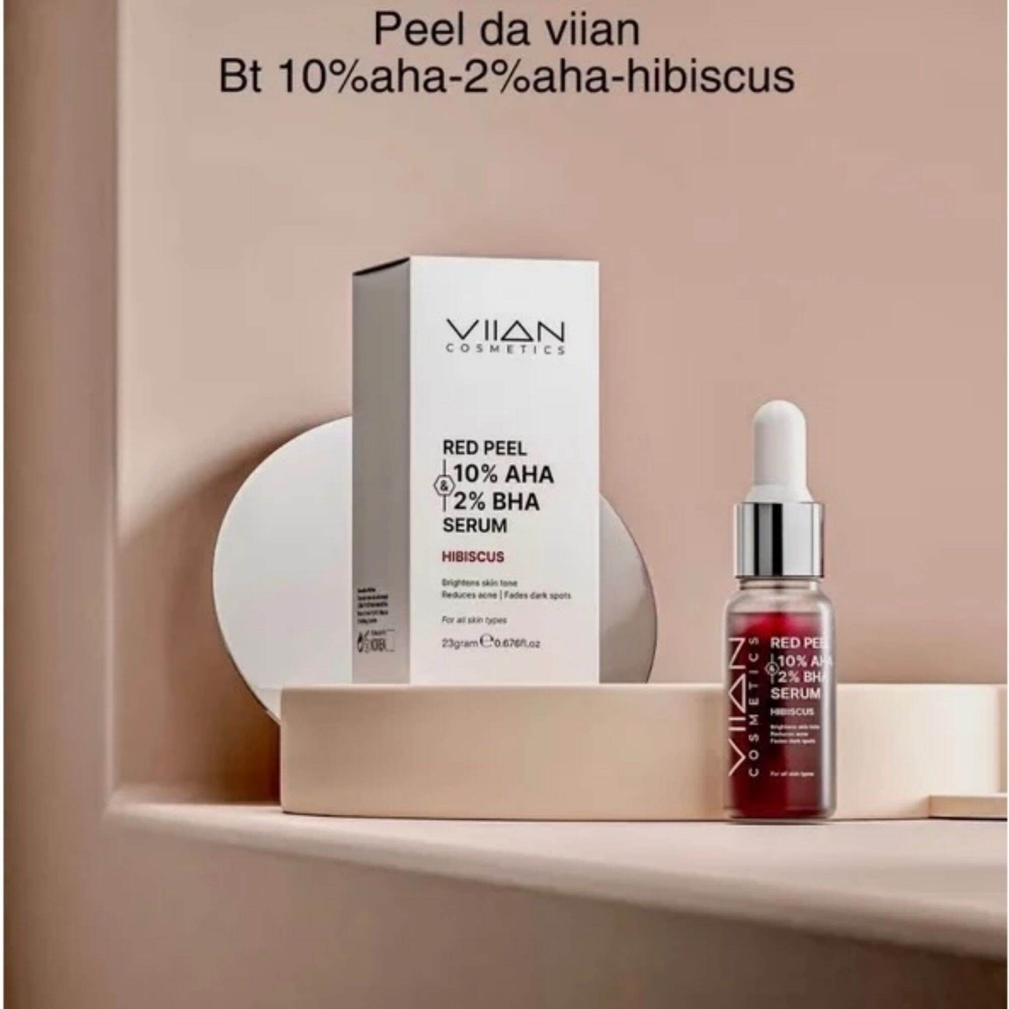 BEST SELLER -Serum Red Peel Da VllAN 10%AHA & BHA 2% – RED PEEL NHÀ VIIAN KHÔNG ĐAU - KHÔNG BONG - K