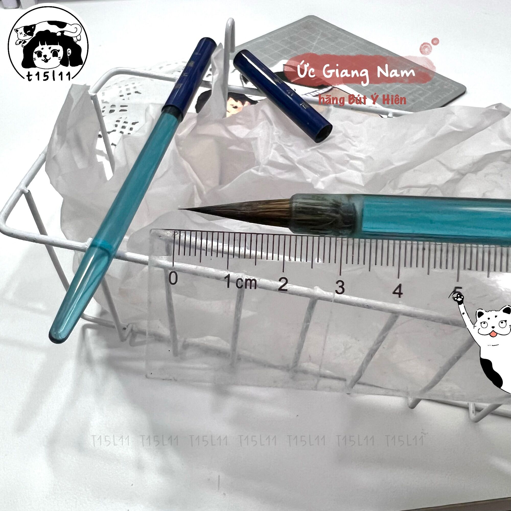 [t15l11]Cọ thư pháp Ức Giang Nam-hãng Bút Ý Hiên