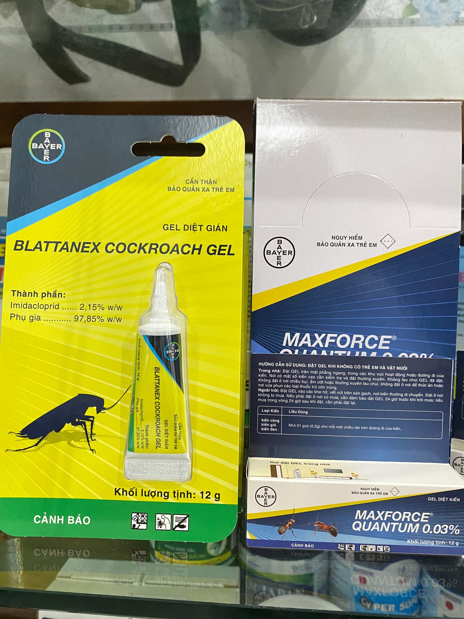 Thuốc diệt kiến Maxforce Quantum Tuýp 12g - Sp của Bayer Pháp
