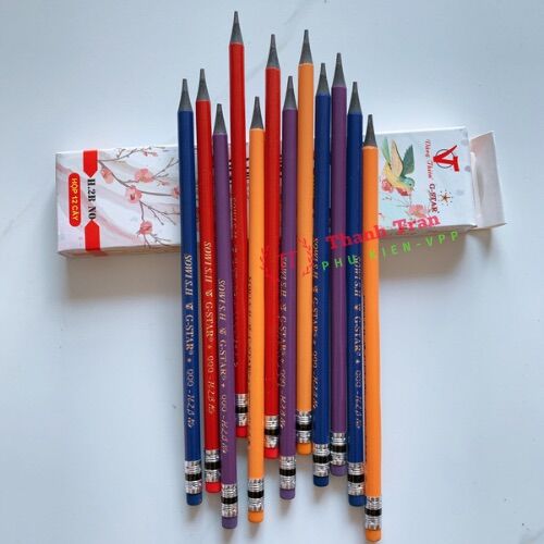 Hộp 12 cây bút chì H2B QQQ