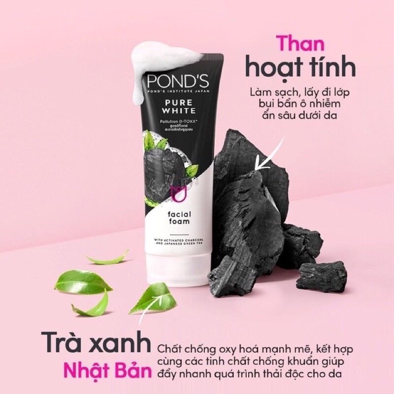 Sữa rửa mặt Pond”s sạch sâu sáng mịn 50g mẫu mới