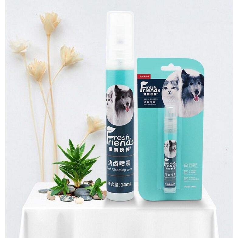 Xịt thơm miệng chó mèo 14ml