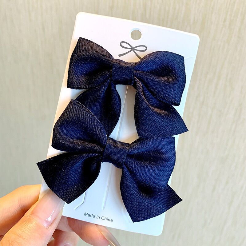 Set 2 chiếc kẹp tóc công chúa cho bé gái Hàn Quốc, phụ kiện kẹp tóc hình nơ dễ thương cho trẻ em
