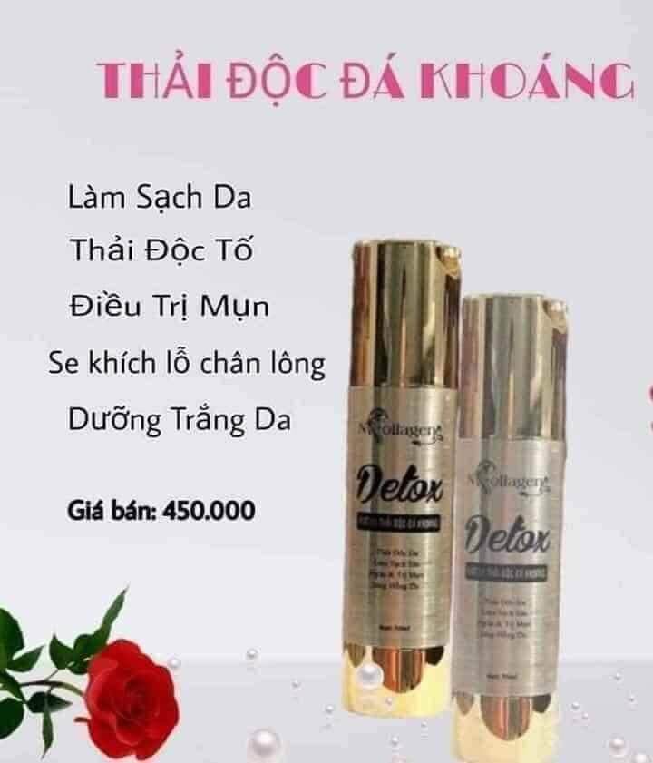 DETOX MẶT NẠ THẢI ĐỘC ĐÁ KHOÁNG NCOLLAGEN