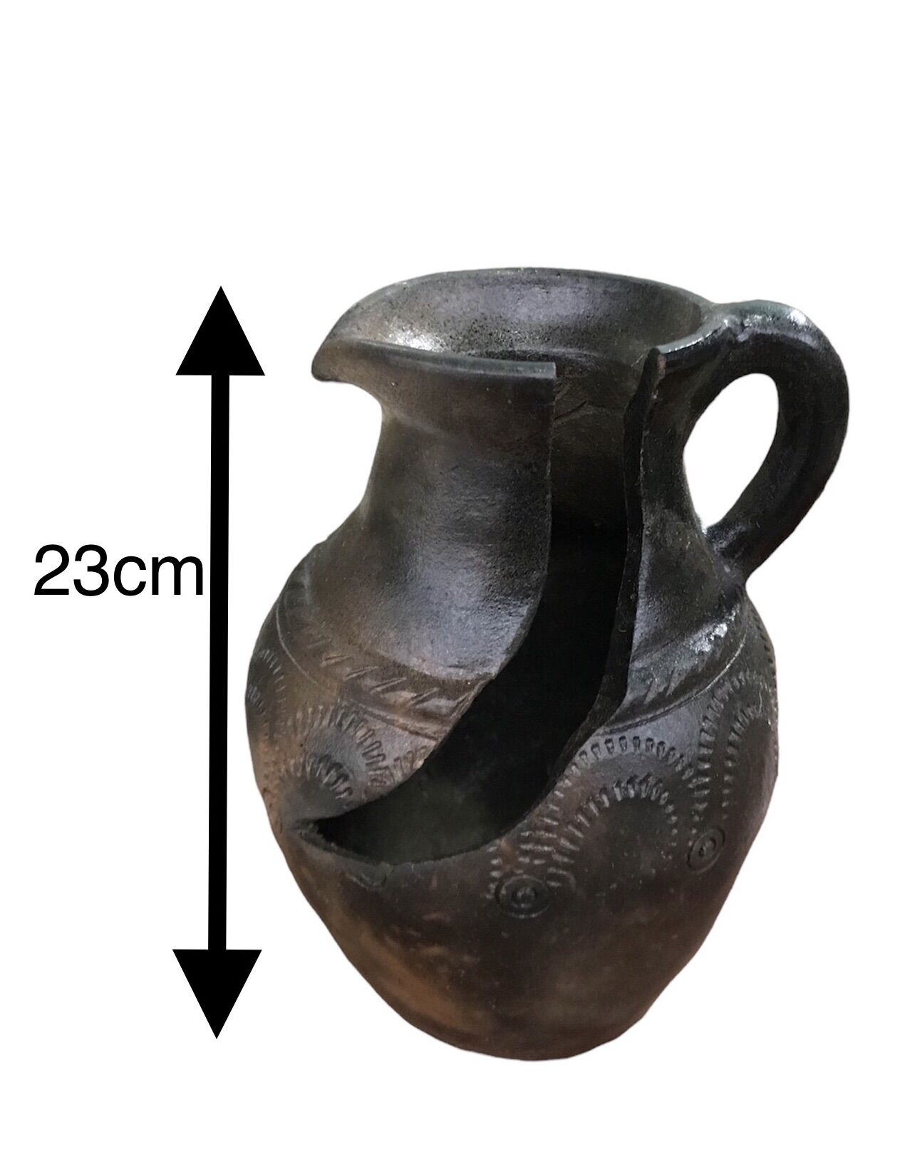 Chậu xẻ trồng sen đá