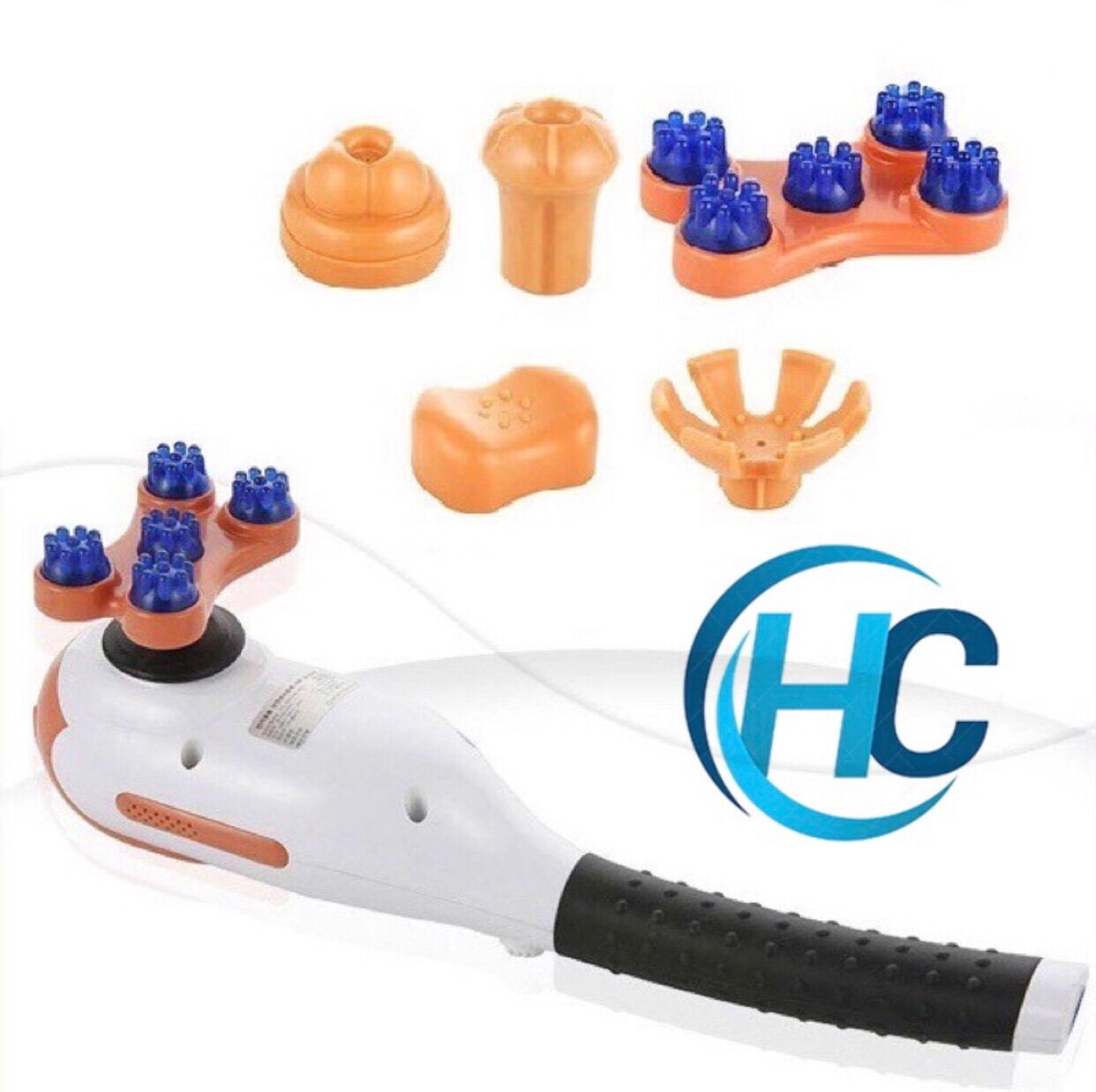 [CHÍNH HÃNG] Máy massage cầm tay mini 5 đầu Squirrel MSV-5552 (bảo hành 1 năm) (mát xa)