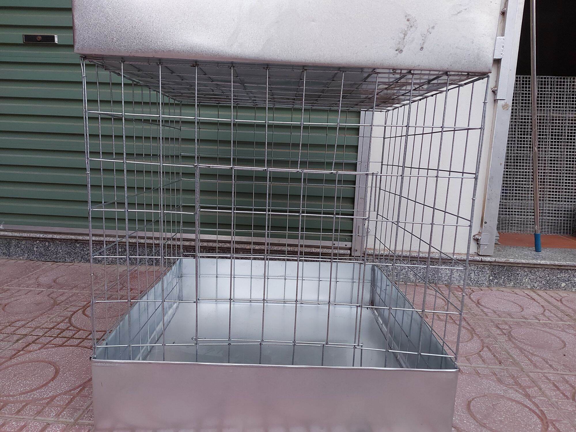 LỒNG GÀ VUÔNG SẮT TO 3,4LI _ 6 - 7,5kg ( không khay)