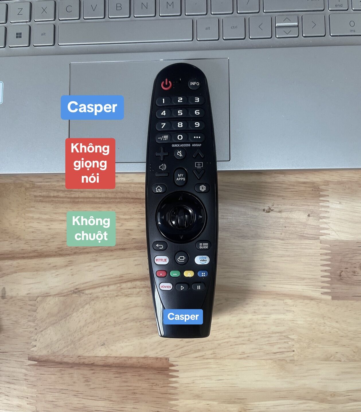 Điều khiển Tivi Casper hàng chính hãng