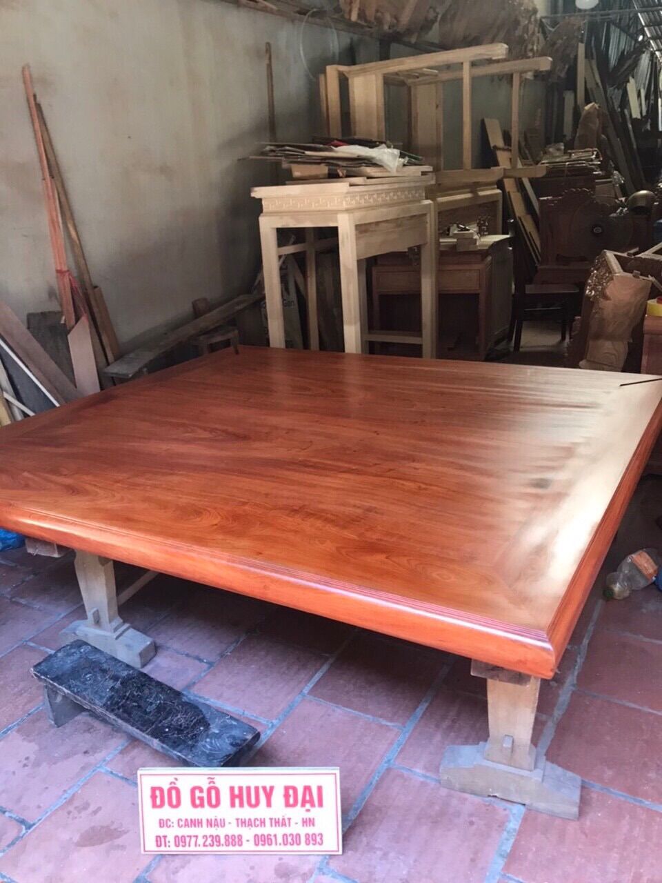 sập ngồi gỗ hương đá
