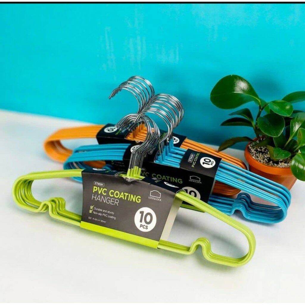 Sét 10 móc treo quần áo lock&lock etm391
