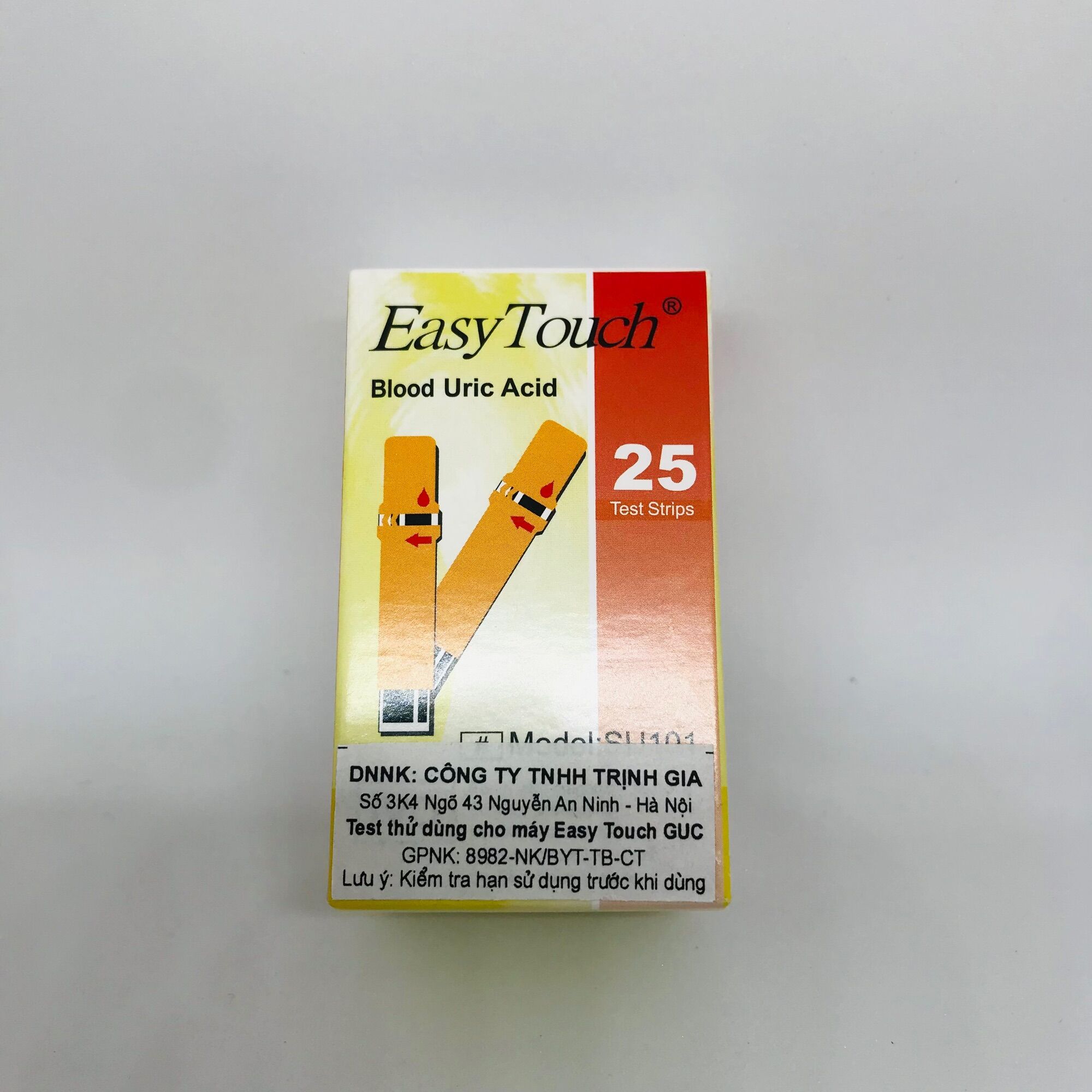 Que Thử Gout Cho Máy Đo Easy Touch GCU ET322 - Que Thử Gout